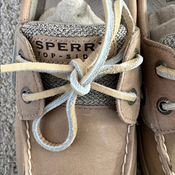 Women’s Sperry Top-Sider Bluefish 2 Eye Linen/Oat, Size 8M - Picture 5 of 9